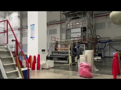 Üç katmanlı koekstrüzyondan oluşan havalandırılmış film hatları