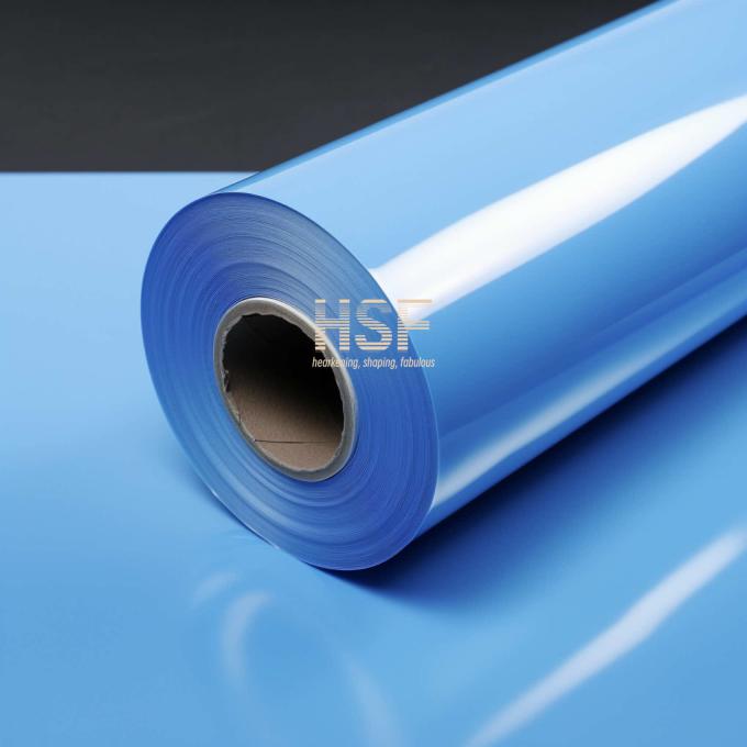 80μm Opaque Blue Release Coating Polyester Film product sample